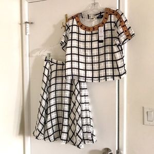 Bebe skirt and top set / separate NWT